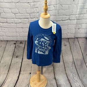 Long Sleeve Crew Neck Cosmic Wonder Graphic T-Shirt - Cat & Jack S (6/7) NWT